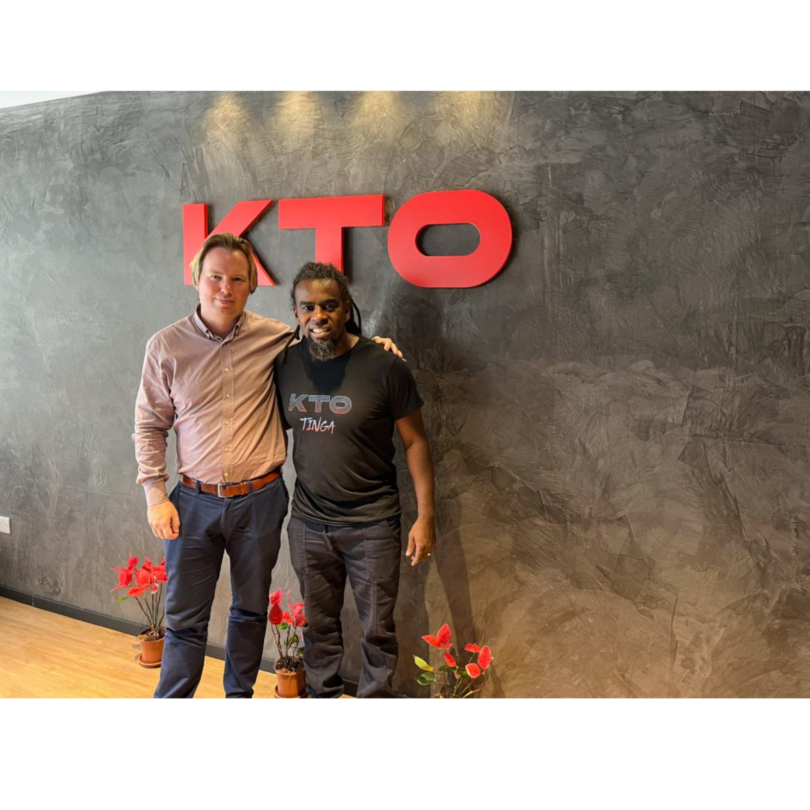 Tinga at KTO offices